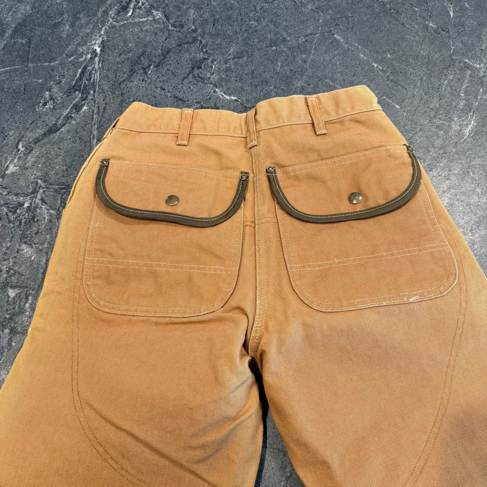Carhartt double knee vintage 30x32 tan brown field brush work hunting pants - Picture 6 of 7